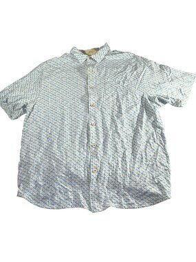 Tommy Bahama The Veracruz Cay Cocktail Mixer AOP Button Up Shirt Size XLT